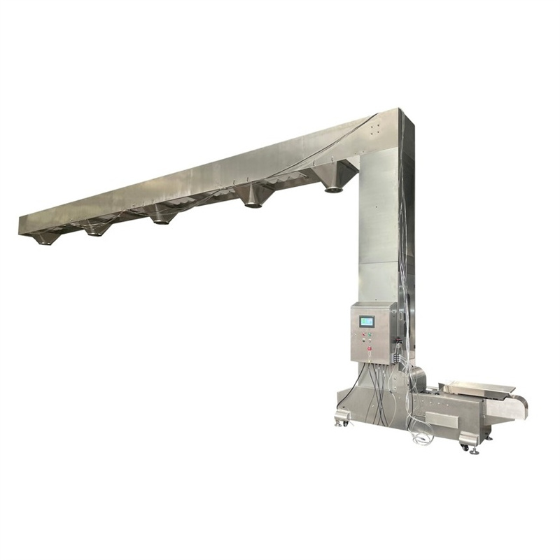 Z type lifting conveyor feeding machine