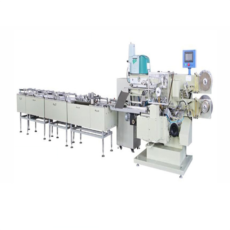Automatic chocolate candy aluminum foil film packing machine