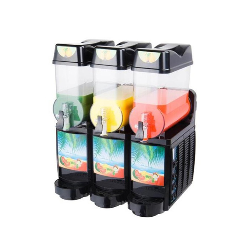 Filling fruit food smoothie slush machine Snow melting machine Smoothie machine Single Double Trible station slush machine