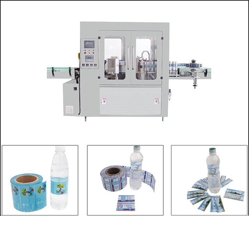 Hot melt adhesive glue labeling machine automatic linear round plactic glass bottle glue hotmelt sticker applicator labeling system