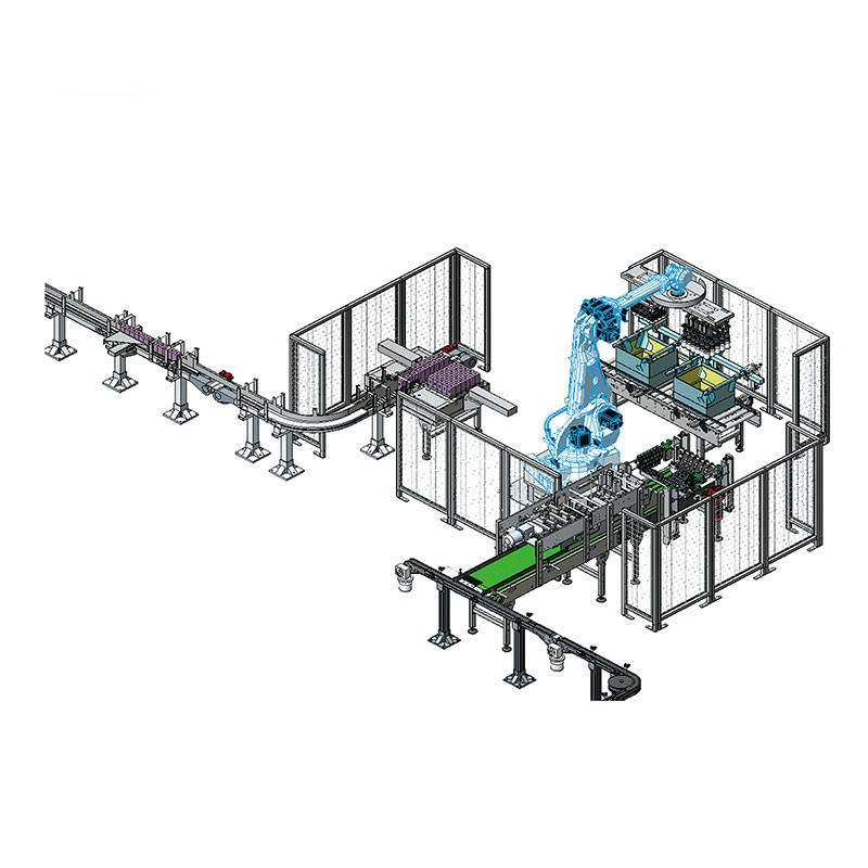 Open carton Packing carton Sealing carton packaging line