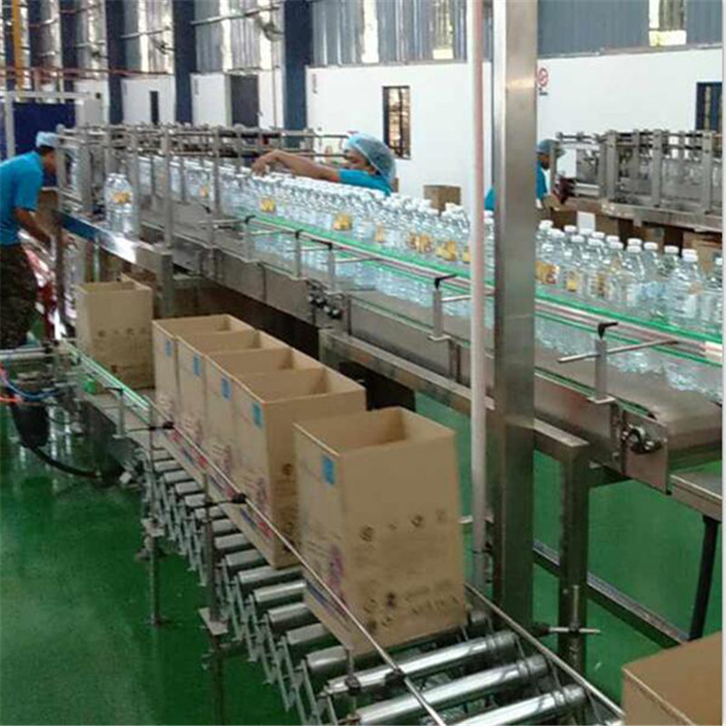 Automatic bottle carton box packing machine