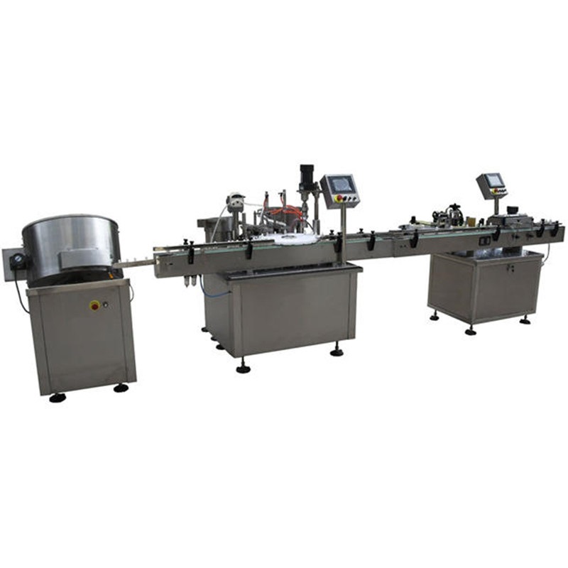 E-liquid electronic cigarette oil filling machine filling line