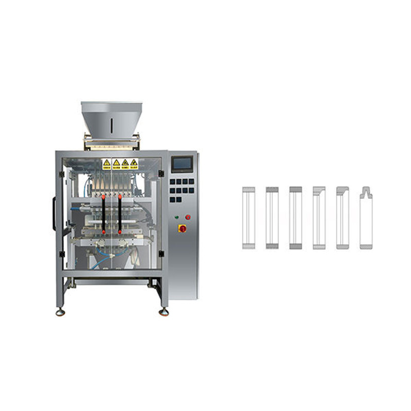 8 line multi line sachet stick sugar granule packing machine VFFS bagging machine