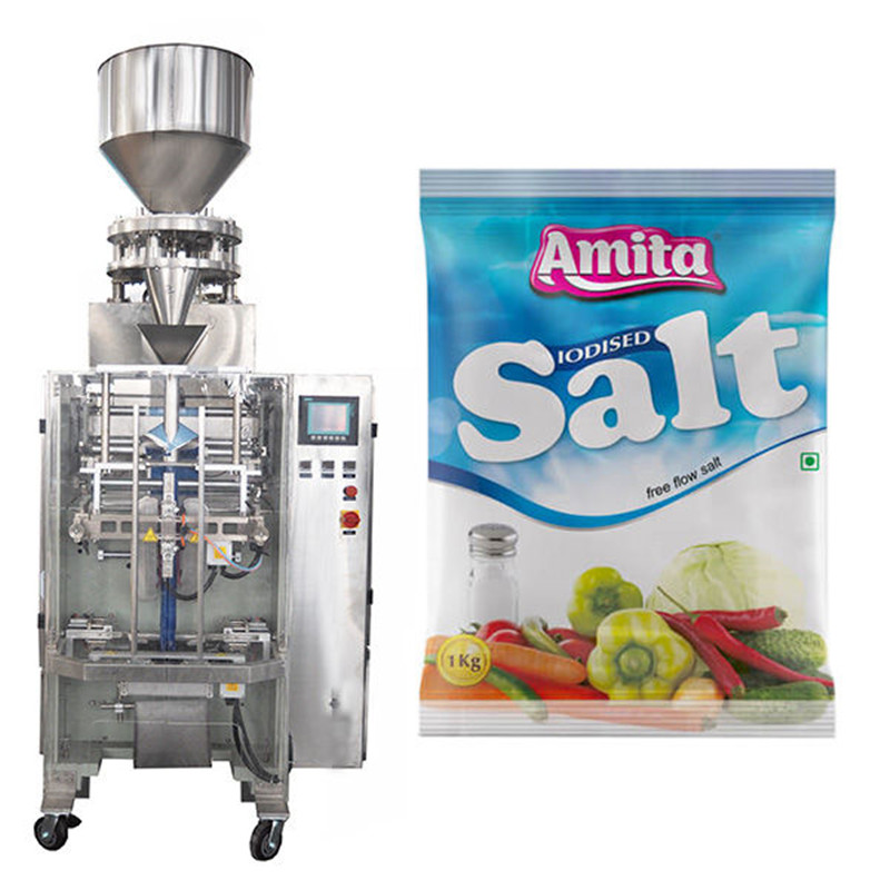 Vertical automatic sachet bag salt packing machine