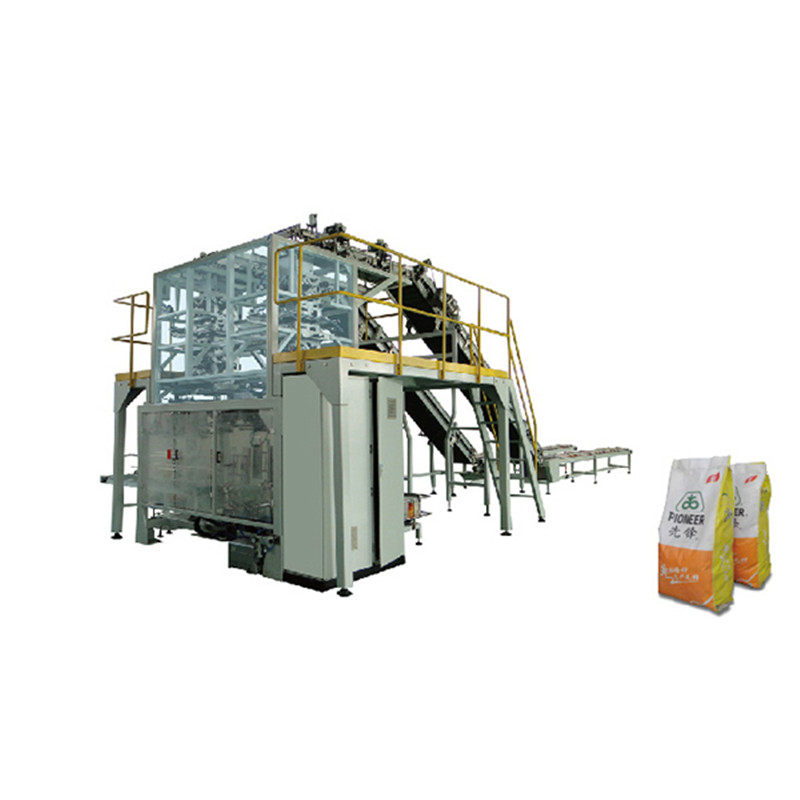 Open mouth bag placer,filler & closer (sachets in bag) Secondary Packaging Machine