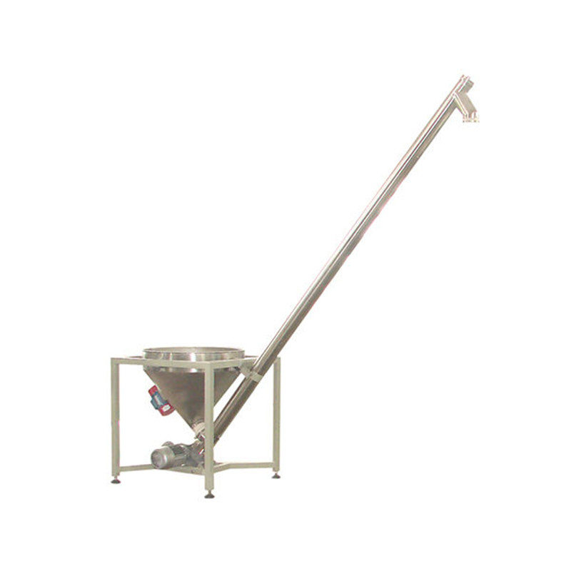 Power auger screw feeding elevator power refill anger feeding system