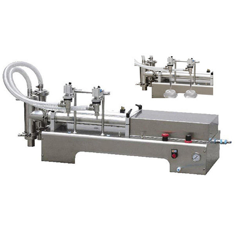 Dual heads piston filler liquid semi automatic Piston Filler