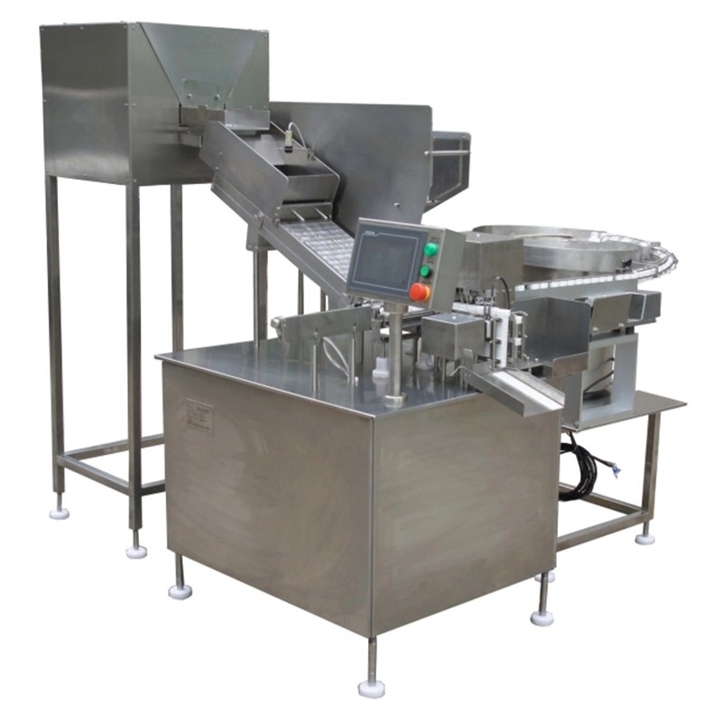 Effervescent tablets tube filling sealing machine