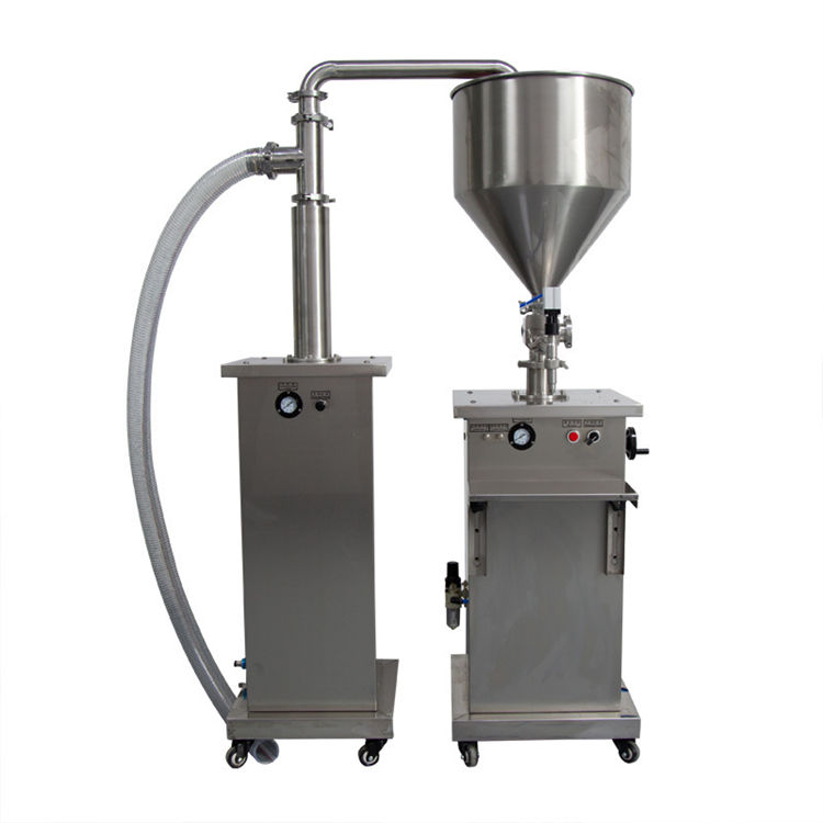 Semi automatic vertical filling machine with refilling pump