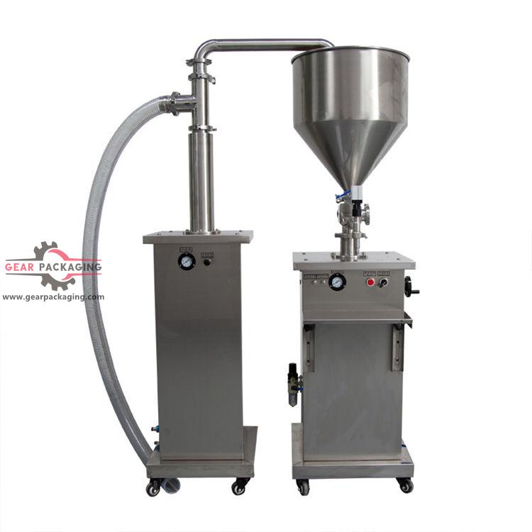 Semi automatic vertical filling machine with refilling pump