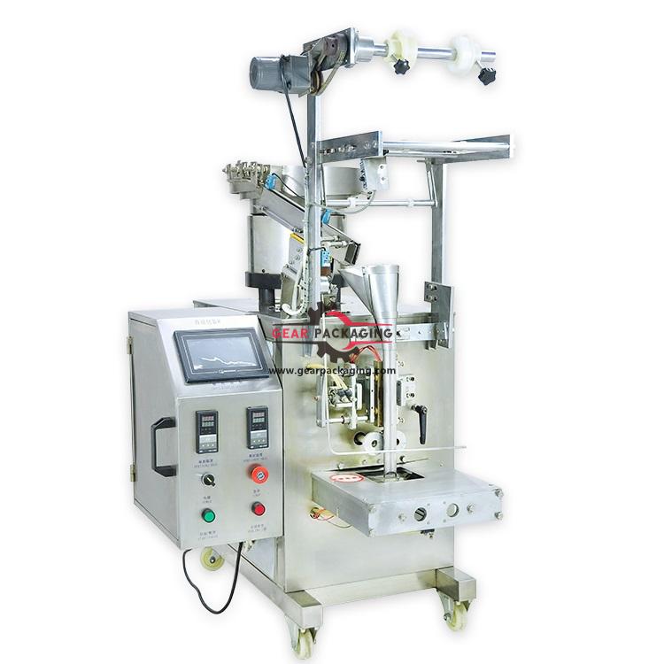 vAutomatic single piece hardware bag counting filling sealing packaging machine