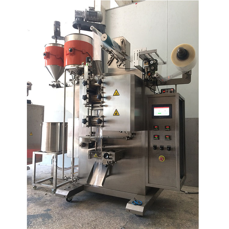 Automatic continuous heat roller sealer liquid high speed bag packing machine