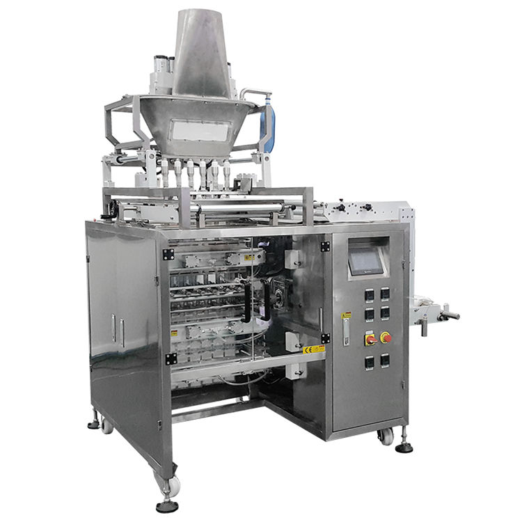 Automatic 6 lanes powder bag filling stick packaging machine