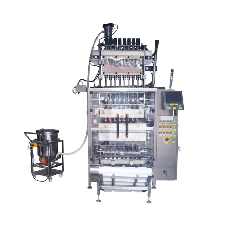 Automatic 8 lanes powder stick sachet vertical bag packaging machine