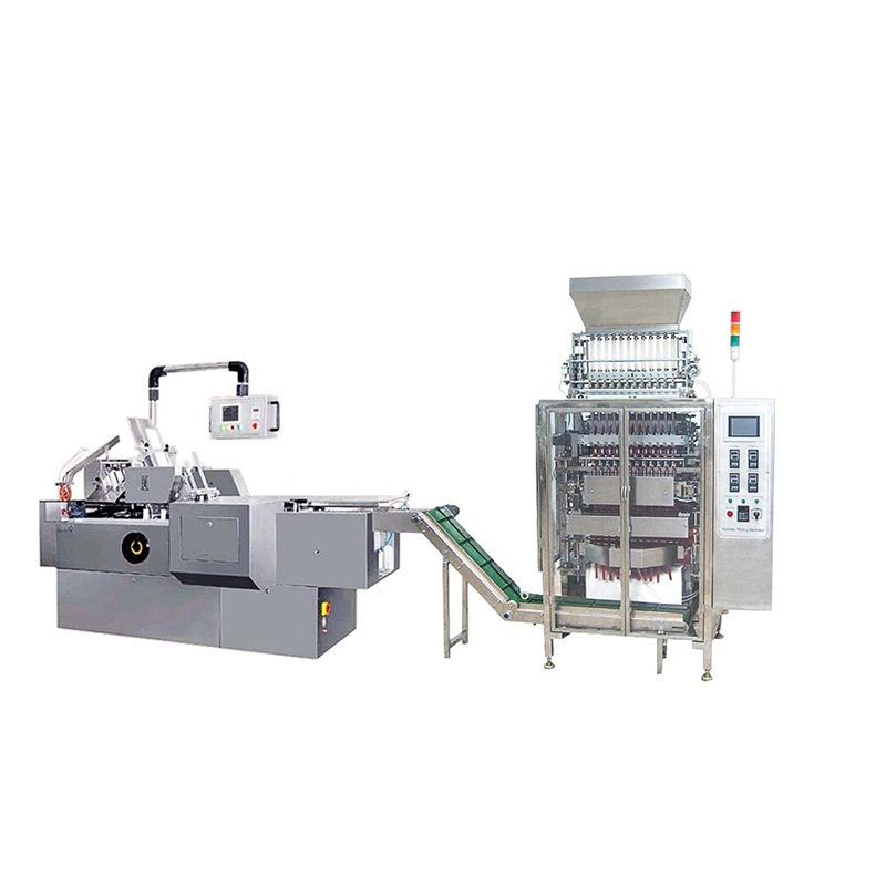 Automatic powder liquid granule bag stick packaging machine and bag in box cartoning machine