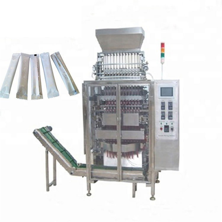 Customized automatic 12 lanes high speed bag sachet sitck bagging packing machine