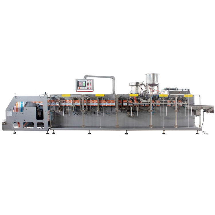 Kechup dressing paste Horizontal bag forming filling sealing packing machine