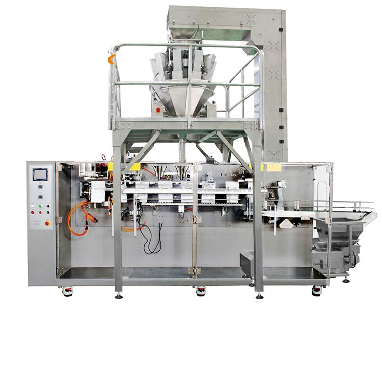 Automatic zipper bag doypack food granule HFFS filling sealing packing mahcine