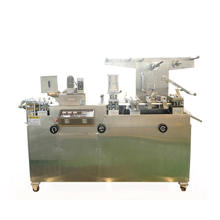 Automatic soft gel capsule aluminum foil PVC blister filling sealing packaging machine