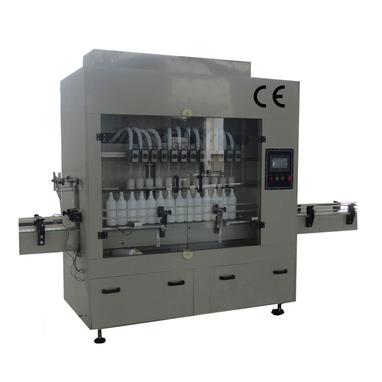 Automatic 12 nozzles corrosion liquid solution cleaner bottle filling machine