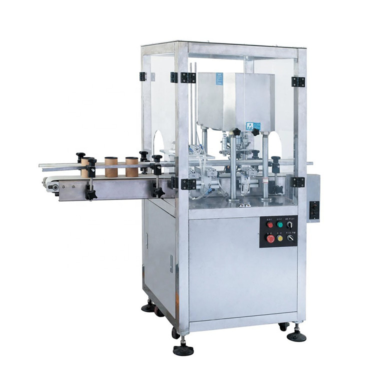 Automatic metal can food tin sealing seaming machine