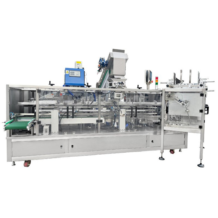 Automatic granule hardware vertical cartoning machine