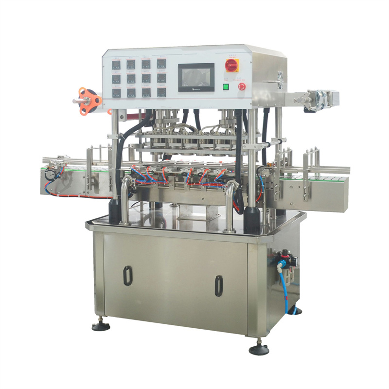 Automatic double row 12 heads aluminum film heat sealing machine