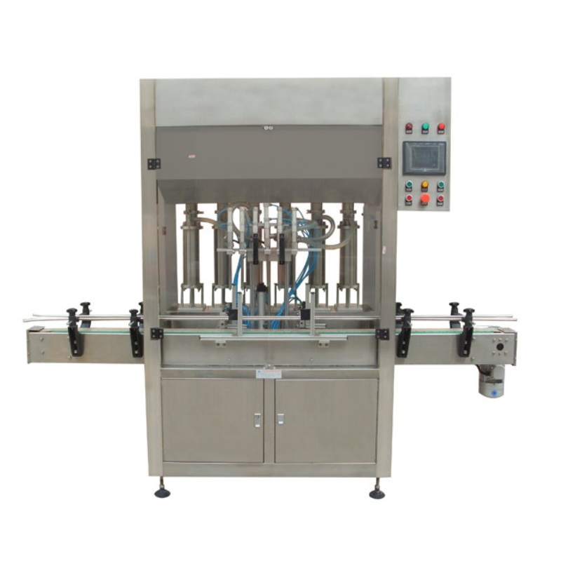 Automatic bottle 6 nozzles filling machine