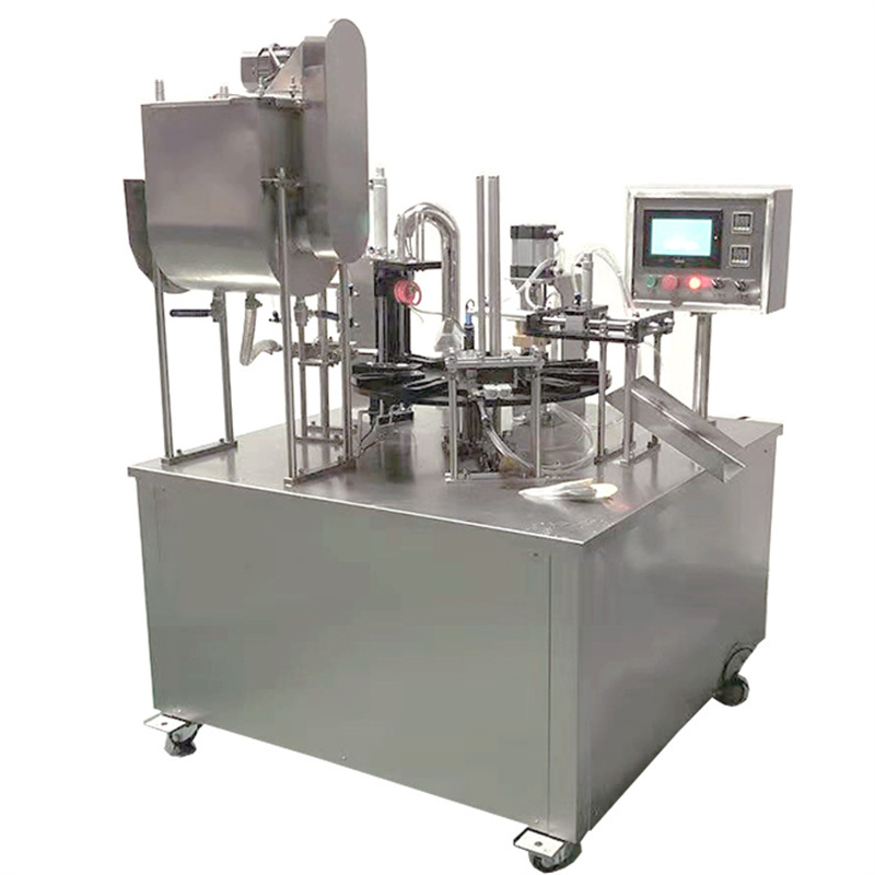 Automatic single nozzle honey spoon filling packing machine
