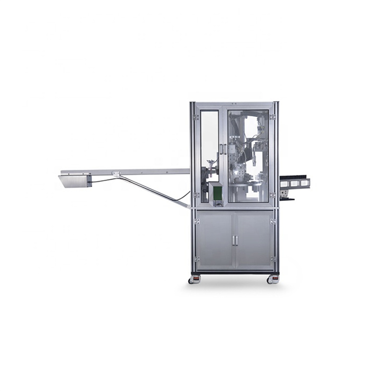 Automatic cosmetic lip gloss bottle filling capping machine