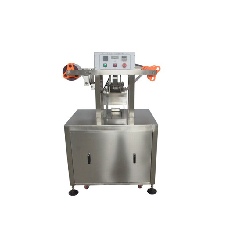 Semi automatic big bottle mouth foil sealing machine