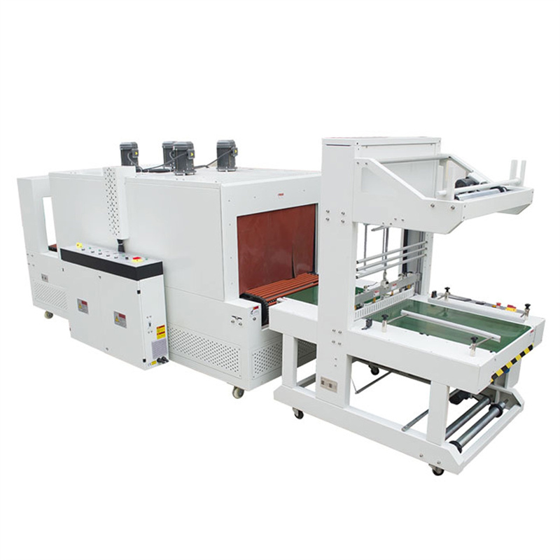 Automatic box case sheelve sealing shrinking packing machine